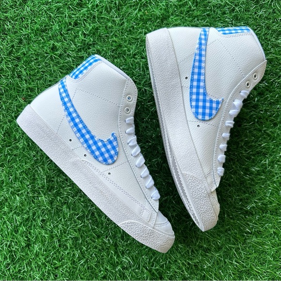 Nike Blazer Mid ‘77 White / University Blue - Picture 8 of 10